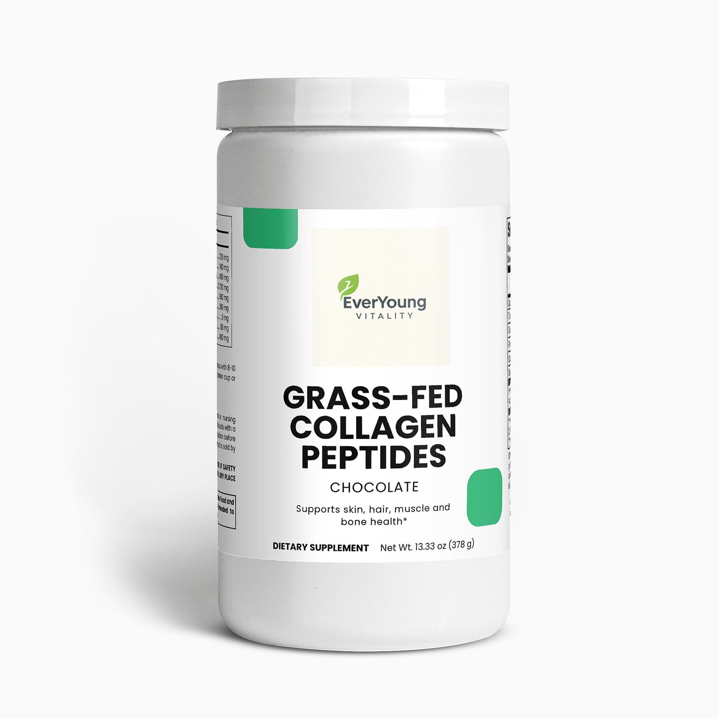 Grass-Fed Collagen Peptides Powder (Chocolate)