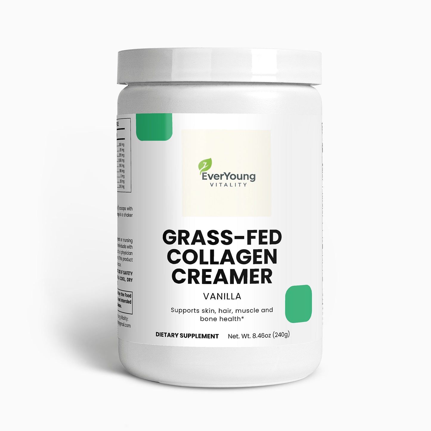Grass-Fed Collagen Creamer (Vanilla)