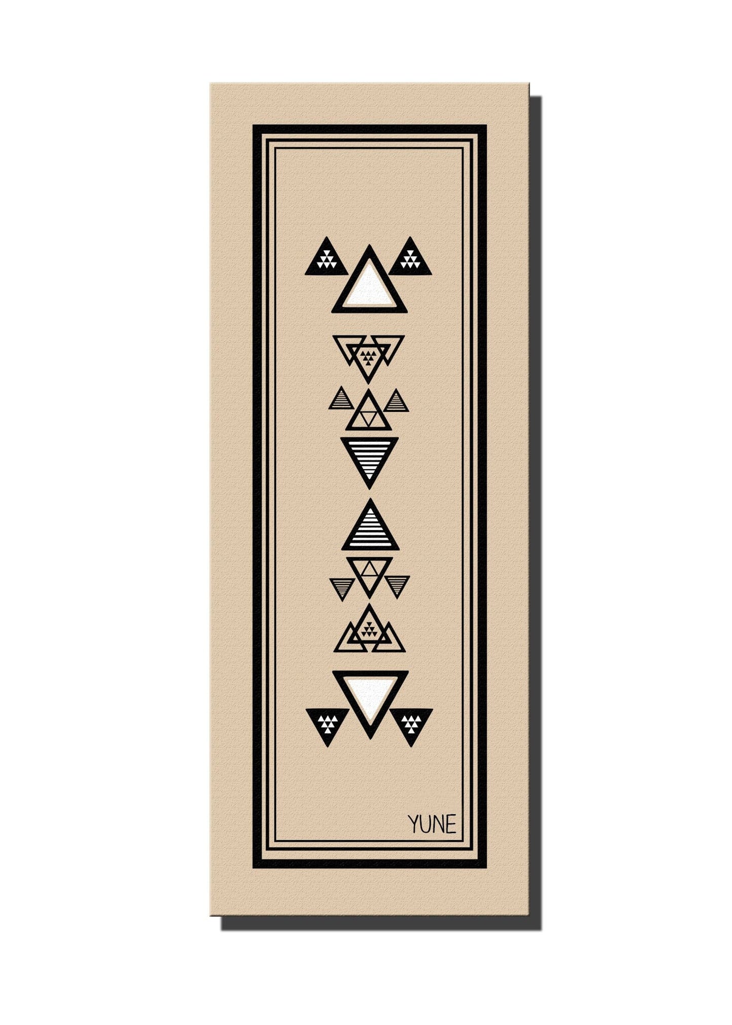 Yoga Mat | 6mm Thick | Striped | Non-Slip | Eco Friendly | Yune Yoga |