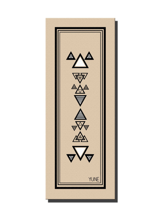 Yoga Mat | 6mm Thick | Striped | Non-Slip | Eco Friendly | Yune Yoga |